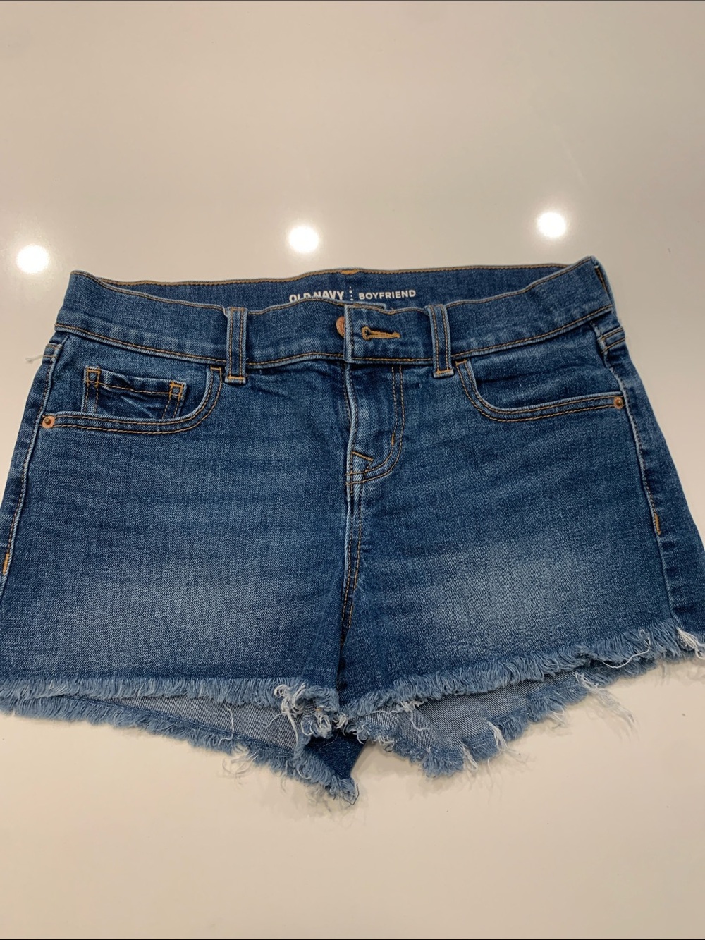 Old Navy Boyfriend Jean Shorts - Medium Blue